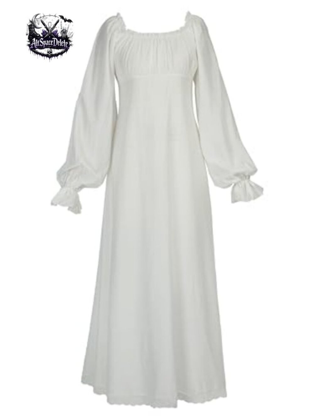 Medieval Renaissance Chemise Dress Polyester Retro Costume Women